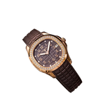 Aquanaut Luce 39mm 5268/200R-010 Rose Gold Taupe Brown Dial Diamond Bezel